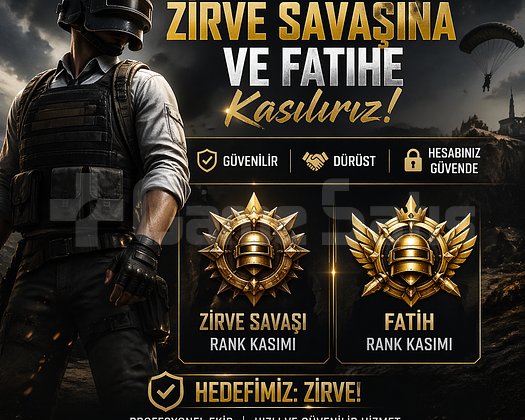 PUBG Mobile Rank Kasma Fatih & Zirve