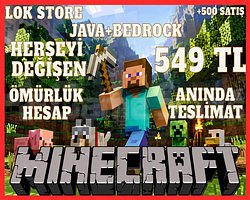 Minecraft Herşeyi Değişen Premium Hesap Bansız J&B