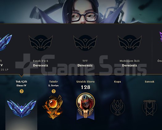 LOL EUW DIAMOND 4 MASTER MMR +30LP