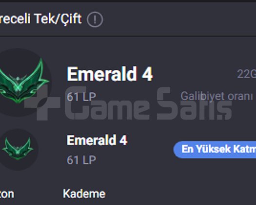 ZÜMRÜT 4 76 WR HESAP