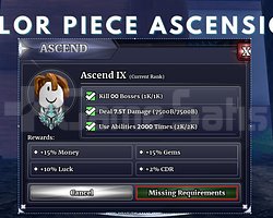 Ascension 1-10 ASCEND I Sailor Piece