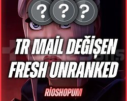 TR - FRESH UNRANKED - MAİL DEĞİŞEN - +20 LEVEL!