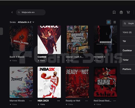 epic games hesap