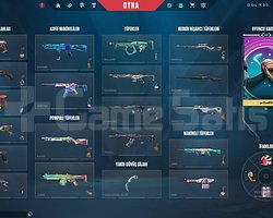 289 LVL KURUCU MAİLLİ VALORANT HESABI