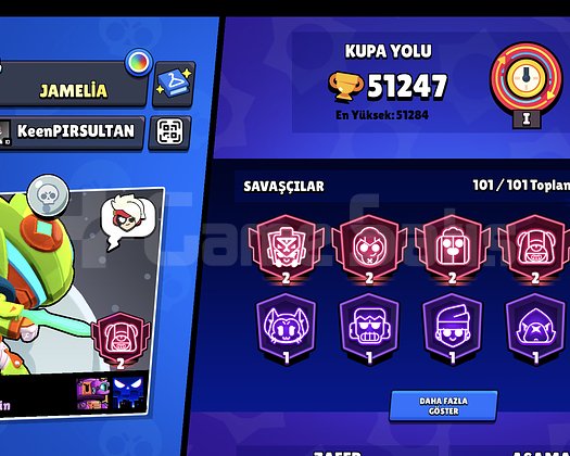 Bütün savaşçılar açık ve bir çoğu 11 seviye