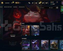 EUW HANDMADE 28 LEVEL 7 SKIN TEEMO GAREN