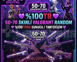 100TR  50-70 SKINLİ VALORANT RANDOM