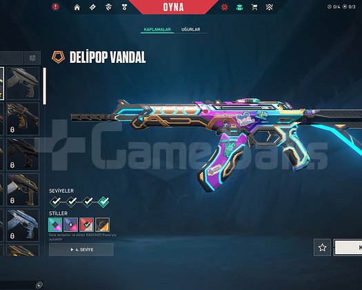 MAİLLİ TR MAİNLİK DELİPOP VANDAL UNRANKED HESAP