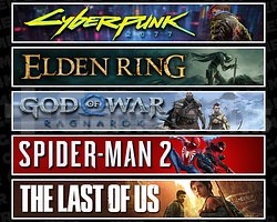 Cyberpunk + Elden + Ragnarök + Spider 2 + TLOU1