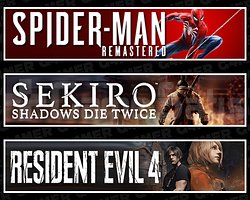 SpiderMan RE + Sekiro + Resident Evil 4