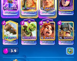 12524 kupa/67 seviye/pass royale full. + CoC bb10