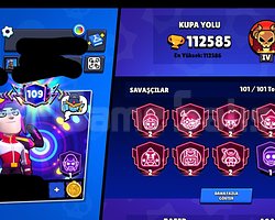 112K MÜTHİŞ BRAWL STARS HESABI