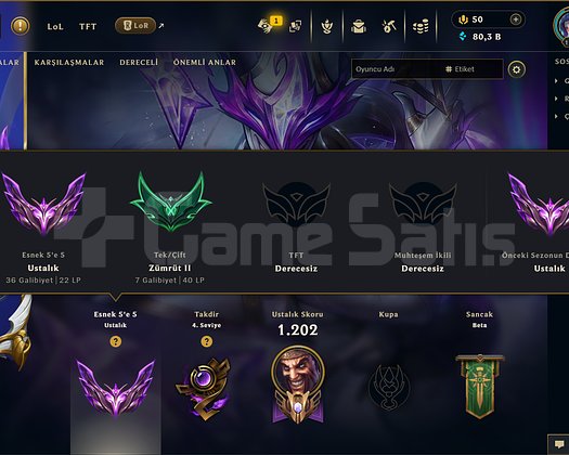 TR | 509 KOSTÜM 1227 LVL 80K ÖZ EFSANE MAİL HESAP