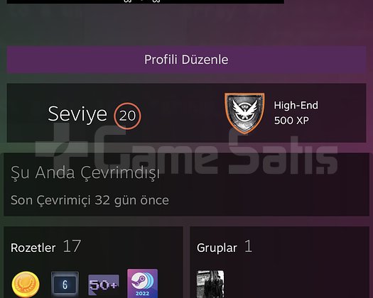 YILLARIMIN EMEĞİ SATILIK FULL DOLU DOLU HESAP DLCL