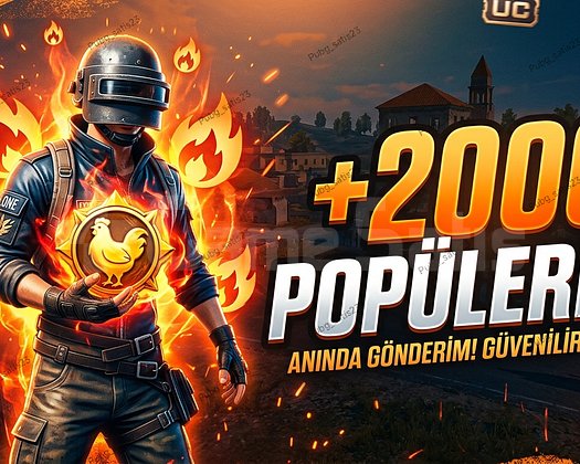 PUBG Mobile | +2000 POPÜLERLİK | HIZLI TESLİMAT