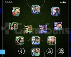 Efootball uygun fiyatli şansli hesap