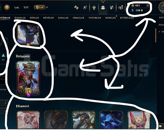 EUW / 274 LEVEL / 70 SKİN / 88 HERO +MAİL