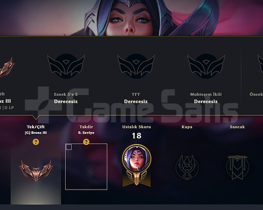 BRONZ 3 EUW FENA HESAP
