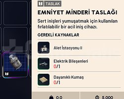 EMNİYET MİNDERİ BP YENİ TASLAK