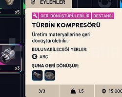 Türbin Kompresörü x3
