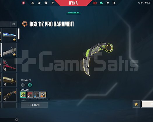 TR 40K VP ENV. RGX PRO KARAM 6 BIÇAK ÖNEMLİ SKİNLE