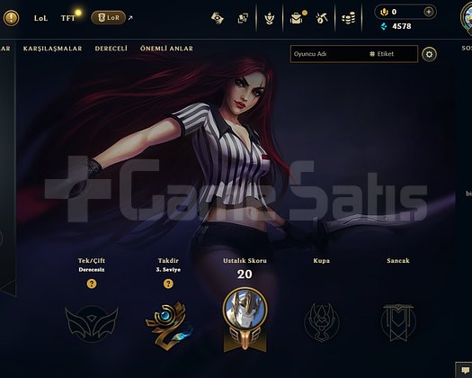 TR DERECELİYE HAZIR 10/10 5 SKIN