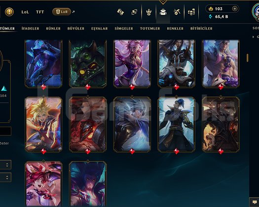 447 LEVEL / 214 SKİN / FUL HERO +MAİL +13K SATIŞ