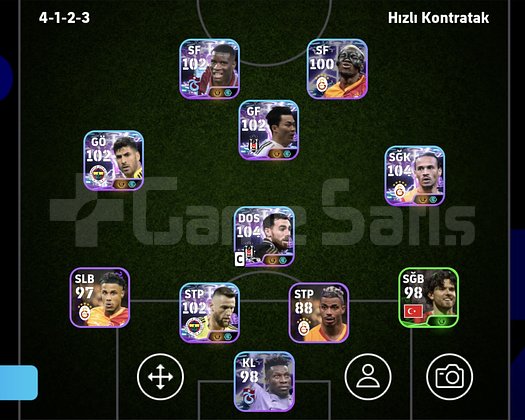 KG 3240 3 BOMBACI+SANE+ASENSİO+ORKUN+OH+ONACCU