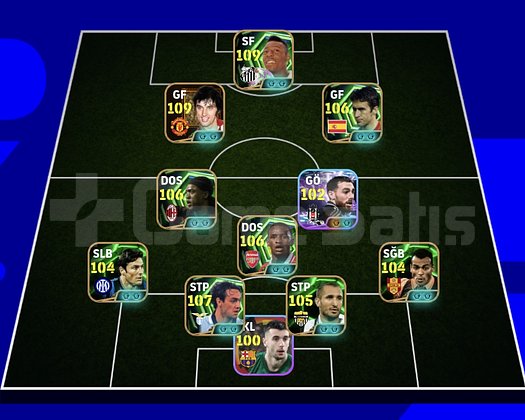 KG 3240 3 BOMBACI+SANE+ASENSİO+ORKUN+OH+ONACCU