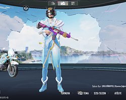 PUBG Mobile Maskara M416 Full Koleksiyon Hesap