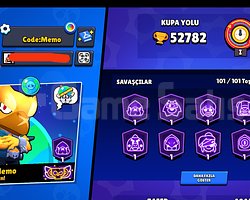 Hesap full artı full karakter Max kupa 52.000