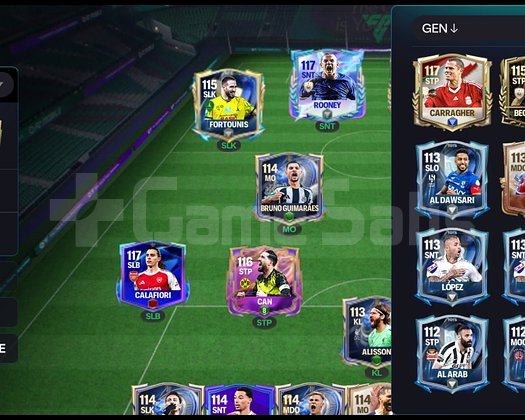116 gen takim play games bağlı olarak