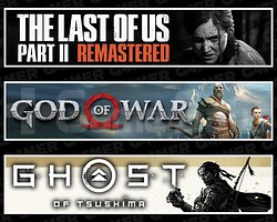 The Last Of Us 2 + God Of War + Ghost Of Tsushima