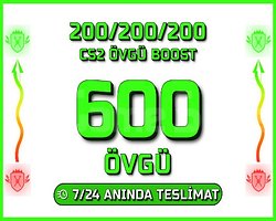 YEŞİL FAKTÖR ! CS2 600 ÖVGÜ ! ANINDA TESLİM
