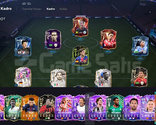 94SON+93 R10+97SHAW VE DAHASI !!! + 700K coins !