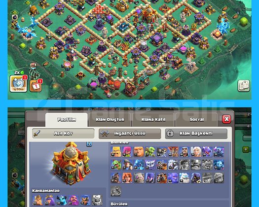 TH16 | 2 ARKAPLAN DOLU HESAP MAX DUVAR!!!