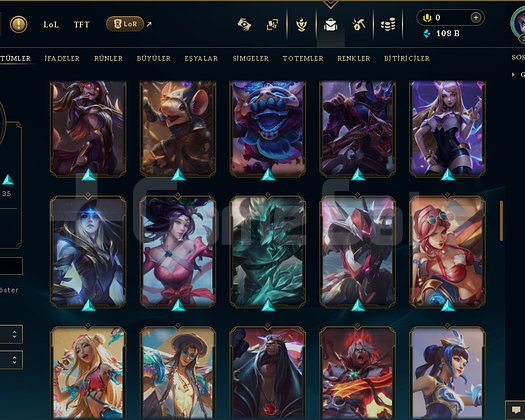 359 LEVEL / 82 SKİN / FUL HERO +MAİL +13K SATIŞ