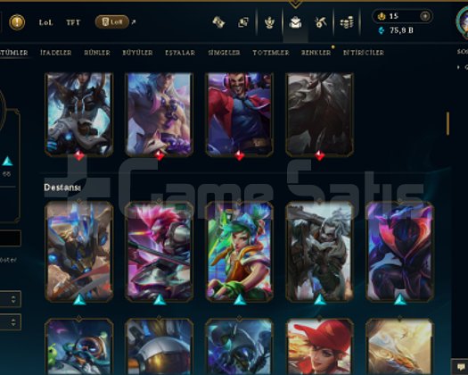 573 LEVEL / 135 SKİN / FUL HERO +MAİL +13K SATIŞ