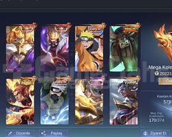 Mlbb dolular dolusu mega koleksiyoner 3 hesap
