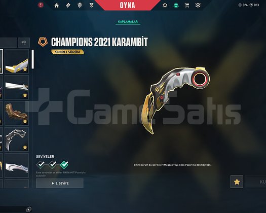 CHAMPİONS 21 SET+200 SKİN FULL VİDEOLU KELEPİR ACC