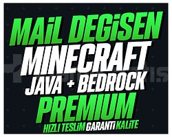 MAİL DEĞİŞEN MINECRAFT PREMIUM | DESTEK + GARANTİ