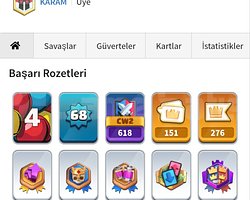 12k kupa 69 kral seviyesi 26 evrimli hesap