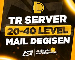 100TR 20-40 LEVEL MAİL DEĞİŞEN HESAP