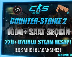 221 OYUNLU 1000 SAAT CS2 PRİME + FACEİT