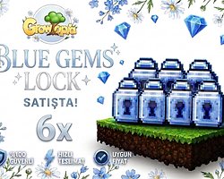 6x BLUE GEMS LOCK BONUSLU!