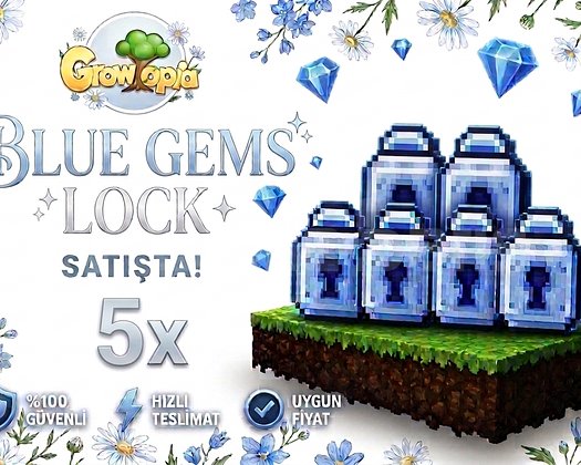 5x BLUE GEMS LOCK BONUSLU!