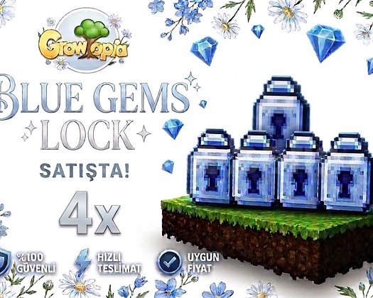 4x BLUE GEMS LOCK! BONUSLU!