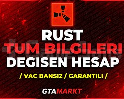 TÜM BİLGİLERİ DEĞİŞEN RUST STEAM HESABI