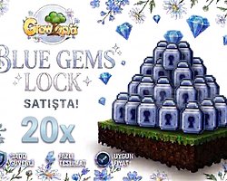 20X BLUE GEMS LOCK BONUSLU!