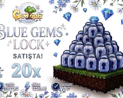 20X BLUE GEMS LOCK BONUSLU!